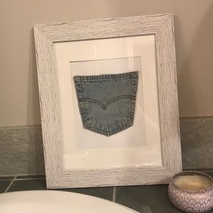 Framed vintage Levi’s
